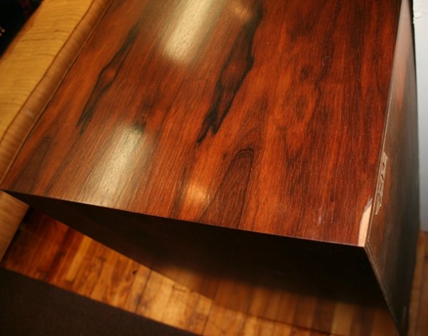 Mid century Roses Zebra Wood Sideboard - 5