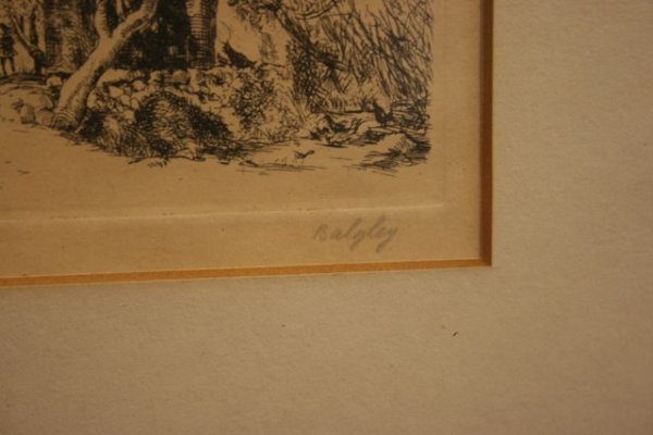 19th C. Etching by Balgley 5/25 - 3