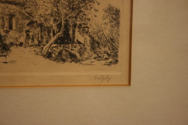 19th C. Etching by Balgley 5/25 - 4