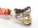 14K Gold Diamonds Coral & Baroque Pearls Brooch - 5