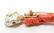 14K Gold Diamonds Coral & Baroque Pearls Brooch - 8