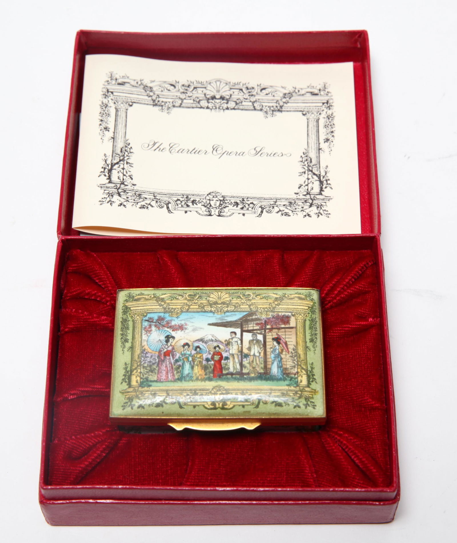 Cartier Bilston & Battersea Butterfly Enamel Box (1 of 12)