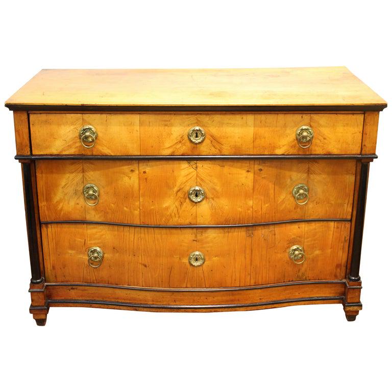 Biedermeier Three Drawer Commode Chest (1 of 15)