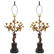 French Neoclassical Revival Bronze Table Lamps, Pr