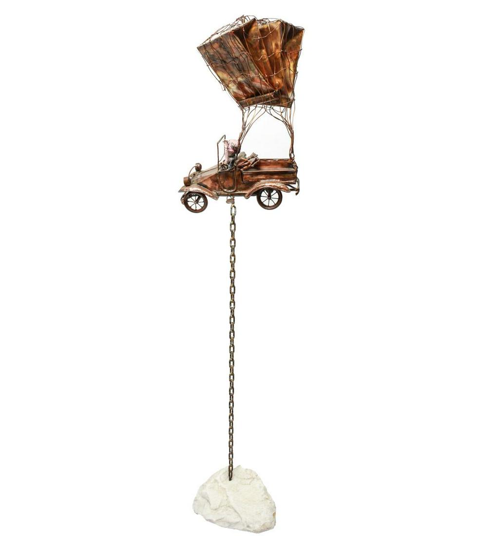 Denis Dengel "Balloon Car" Sculpture, Copper (1 of 20)