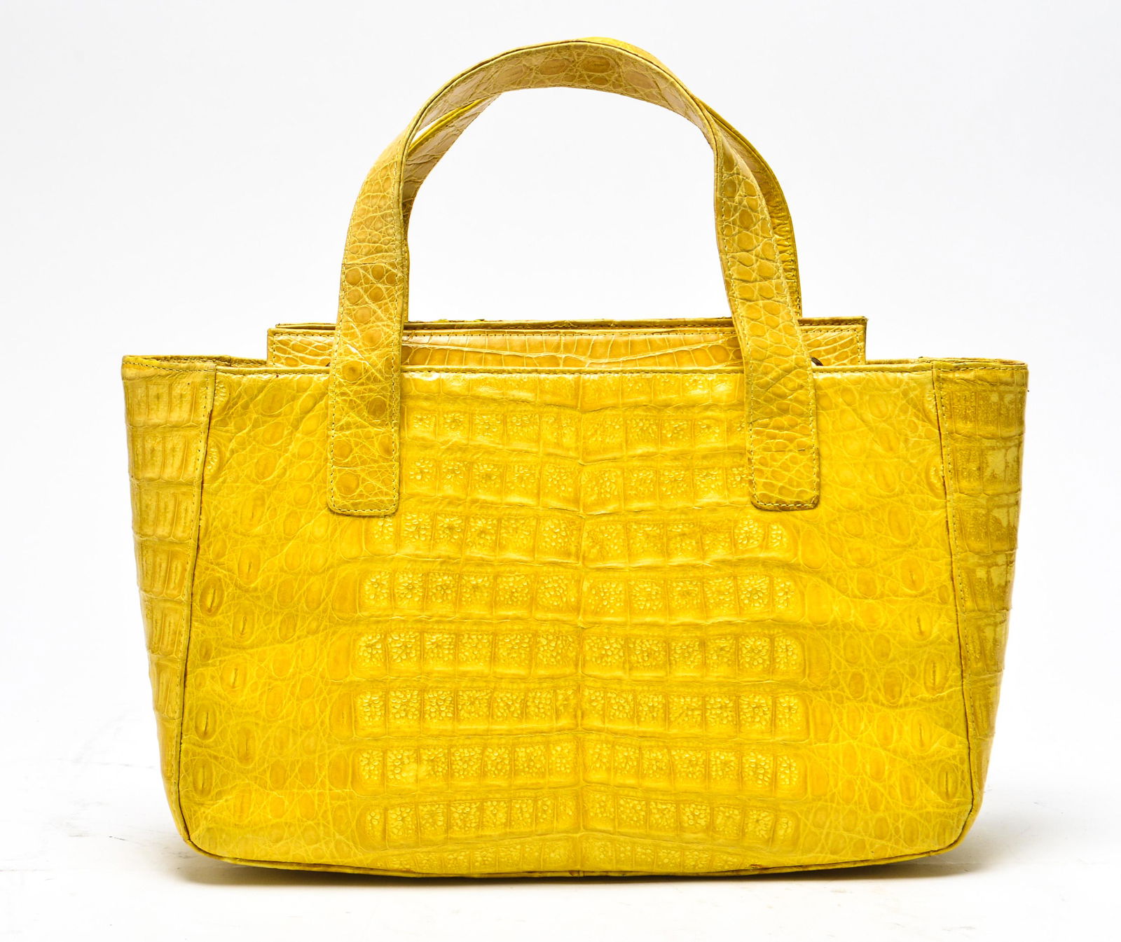 Lai Italian Vintage Crocodile Leather Handbag (1 of 10)