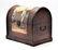 Domed Storage Trunk with Painted Golfers