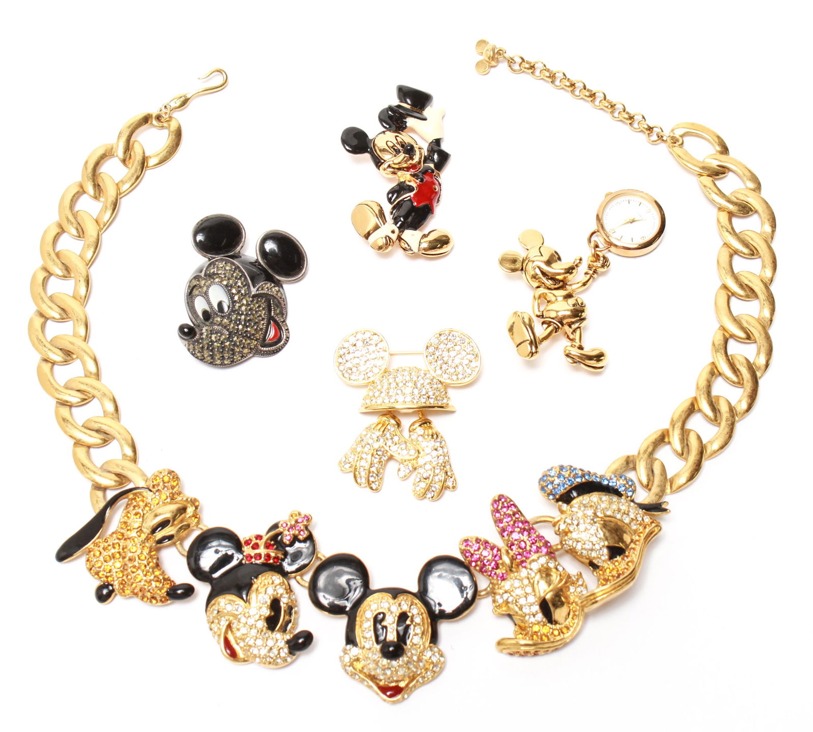 Napier Disney Costume Jewelry & Sterling Pin, 5 Pc Oct 20, 2019