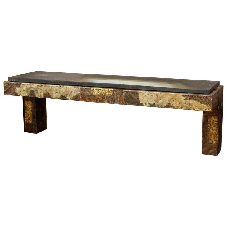 Paul Evans Brutalist Wall-Mounted Console Table (1 of 14)
