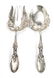 Amston Sterling Silver Salad Servers, Pair