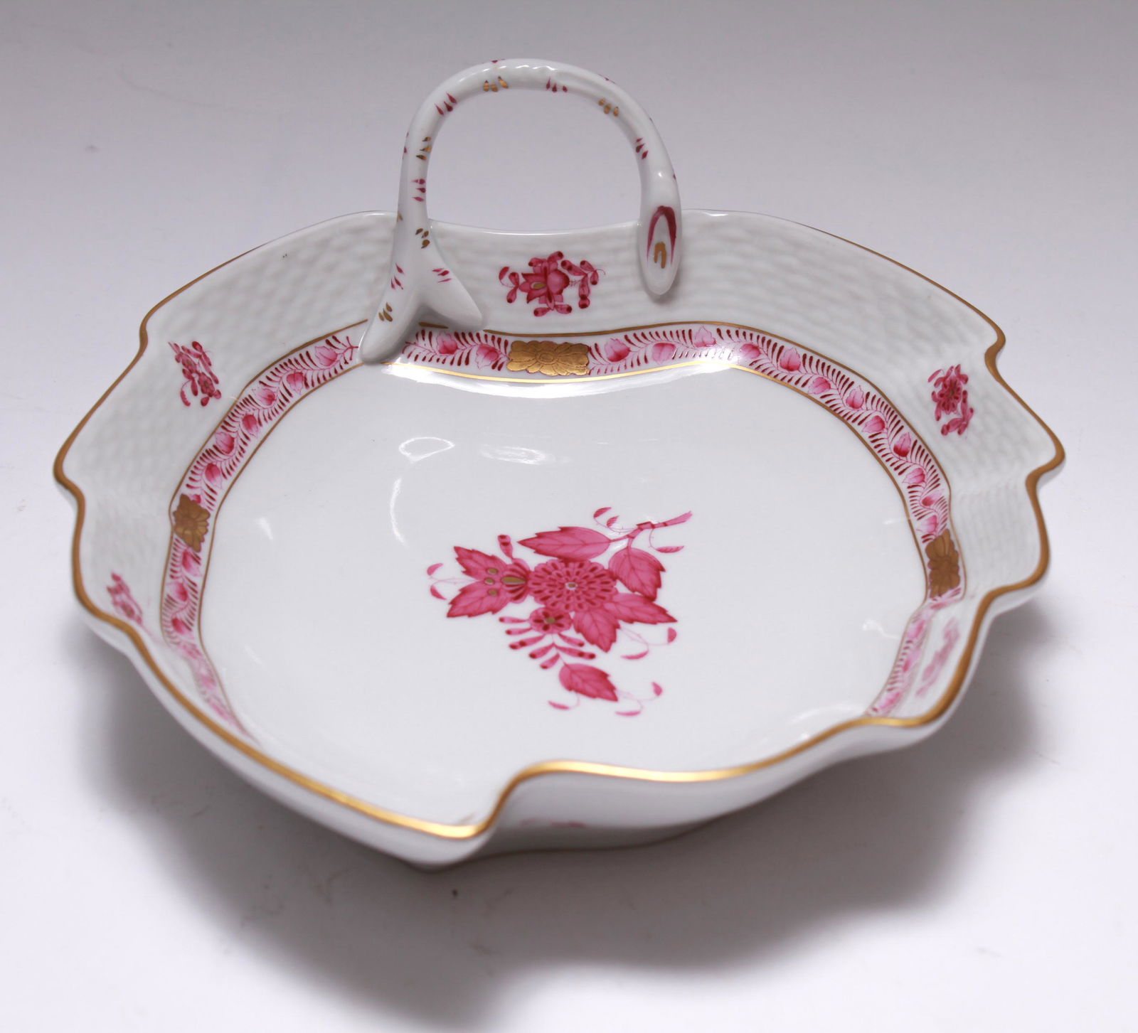 Herend Porcelain Chinese Bouquet Leaf Dish (1 of 5)
