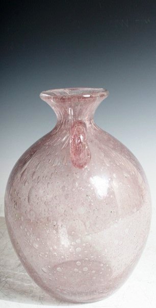 Murano Lavender Glass Vase