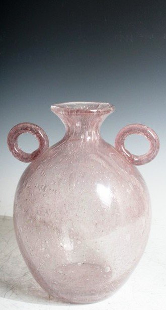 Murano Lavender Glass Vase - 2