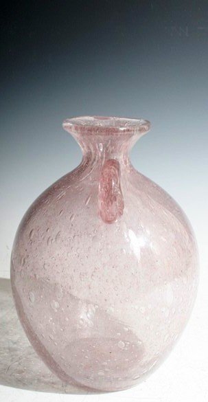 Murano Lavender Glass Vase - 3