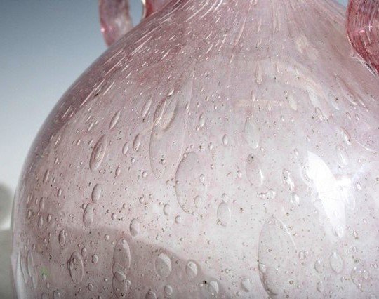 Murano Lavender Glass Vase - 5