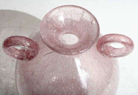 Murano Lavender Glass Vase - 6
