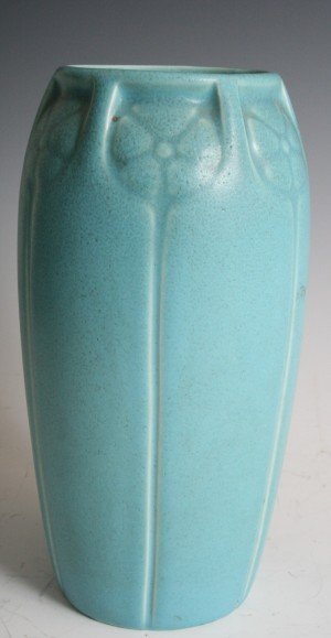 Rookwood Turquoise Vase dated 1953 - 3
