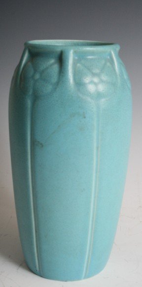 Rookwood Turquoise Vase dated 1953 - 4