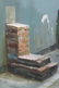 Liang Hongli "Woman Walking" Large Oil on Canvas - 6