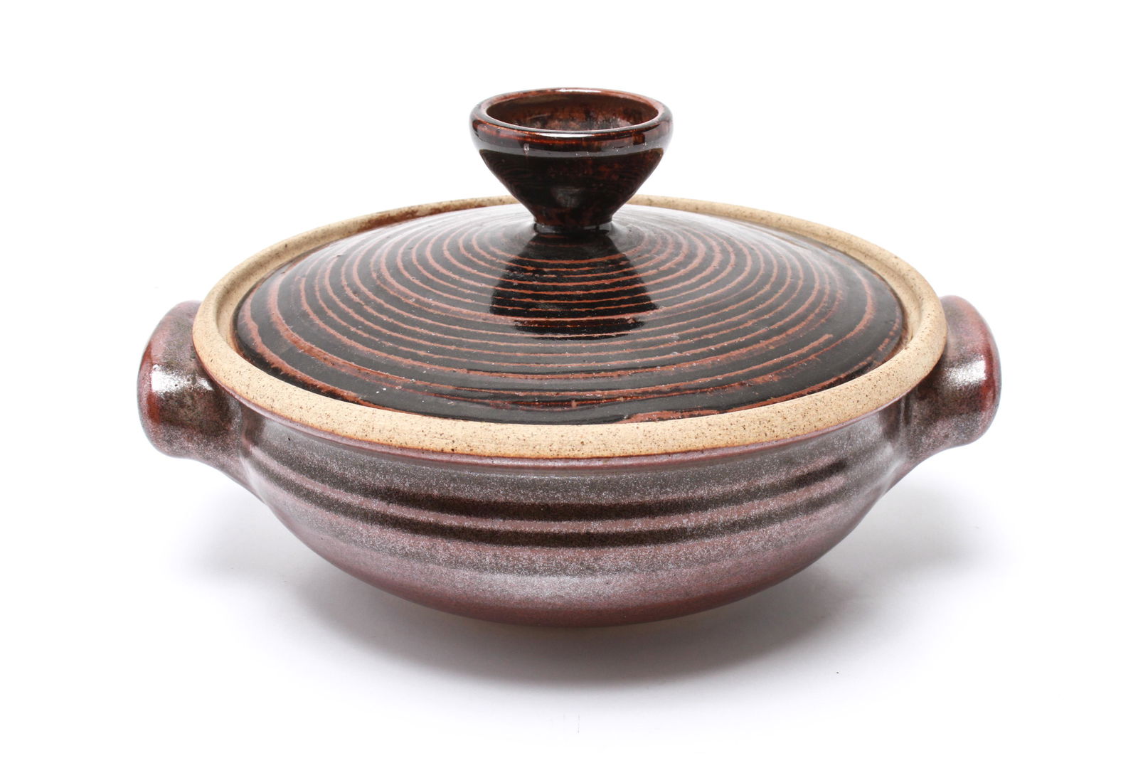 Karen Karnes Stoneware Art Pottery Covered Dish (1 of 5)