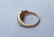 14K White Gold Modern Ring w Gold Braided Accents - 2