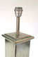 French Pewter Handmade Table Lamps, Pair - 8