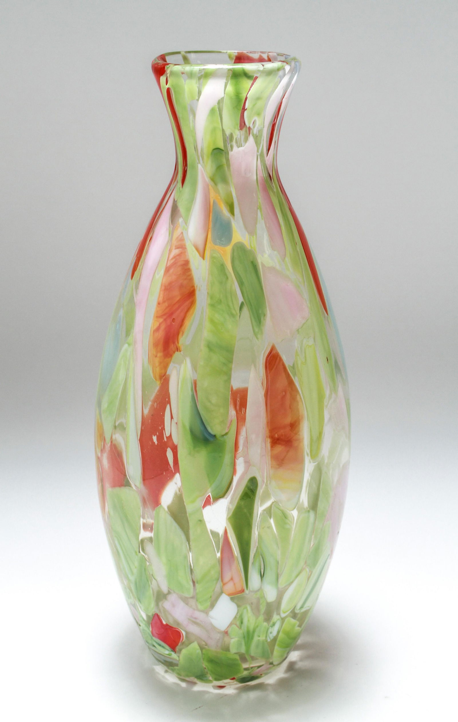 Modern Studio Art Glass Ovoid-Form Vase (1 of 1)