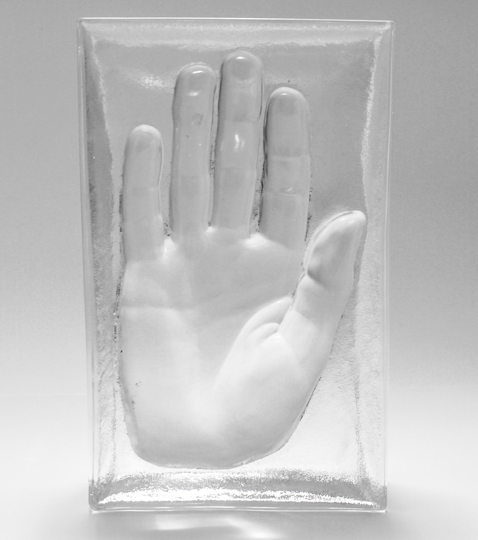 Claus Josef Riedel Glass Hand-Form Sculpture (1 of 7)