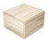 Modern Travertine End Table Pedestal - 3