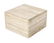 Modern Travertine End Table Pedestal - 4