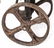 Industrial Metal Console Cart on Large Wheels - 8
