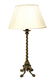 Early 20th c. Bronze Solomonic Column Lamp
