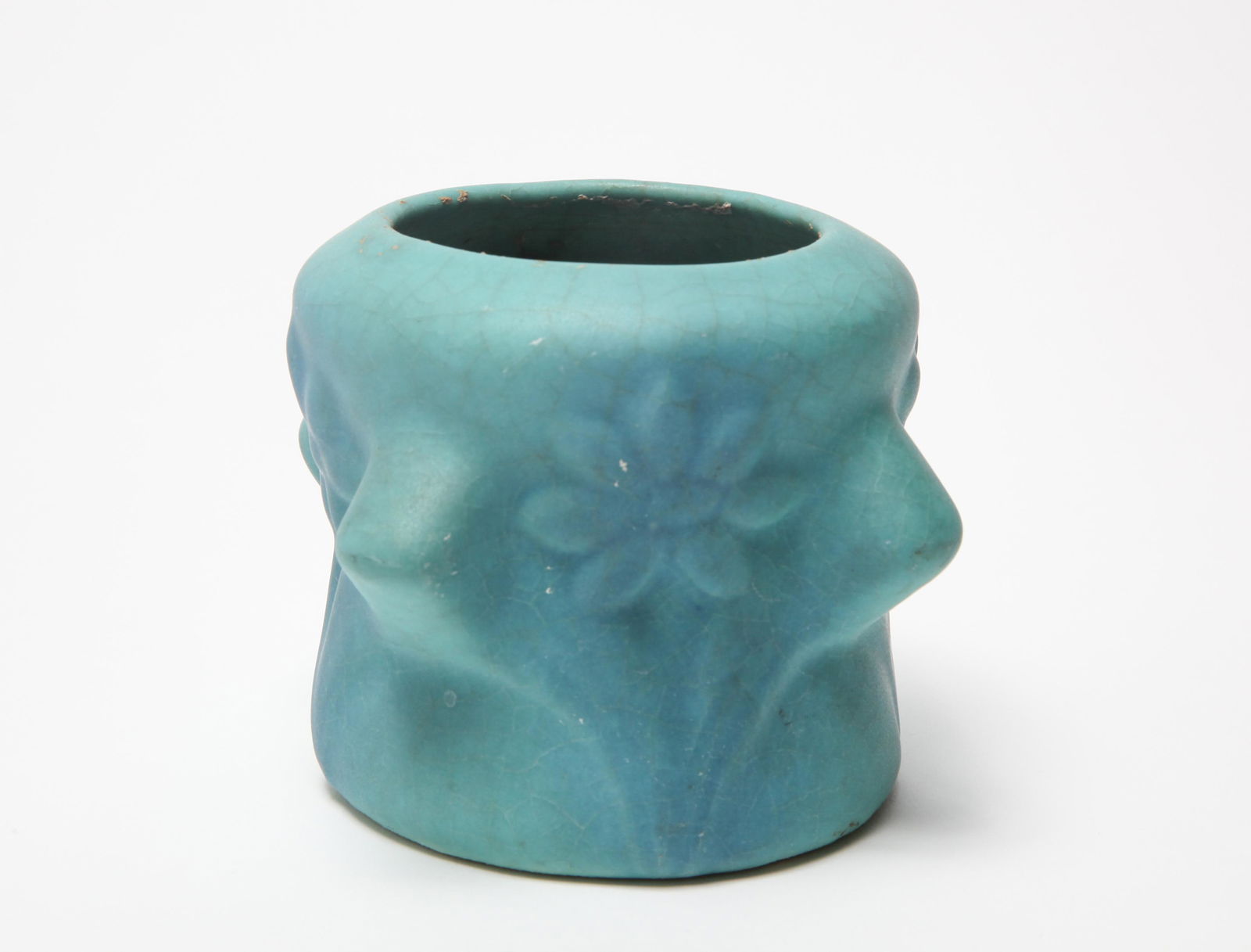 Van Briggle Turquoise Art Pottery Vase, Signed (1 of 6)