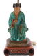 Chinese Glazed Pottery Ancestor Figure Table Lamp - 2
