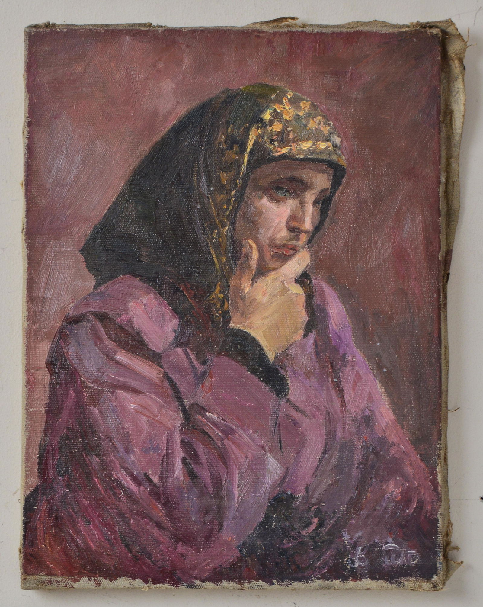 Maria Davidson Solomonovna Russian Portrait, Oil (1 of 4)