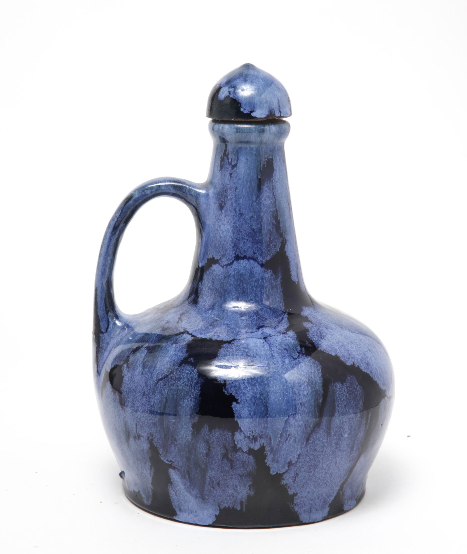 Blue & Black Stoneware Musical Pottery Jug (1 of 5)