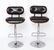 Herman Miller Style Modern Bar Stools, Pair