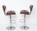 Herman Miller Style Modern Bar Stools, Pair - 2
