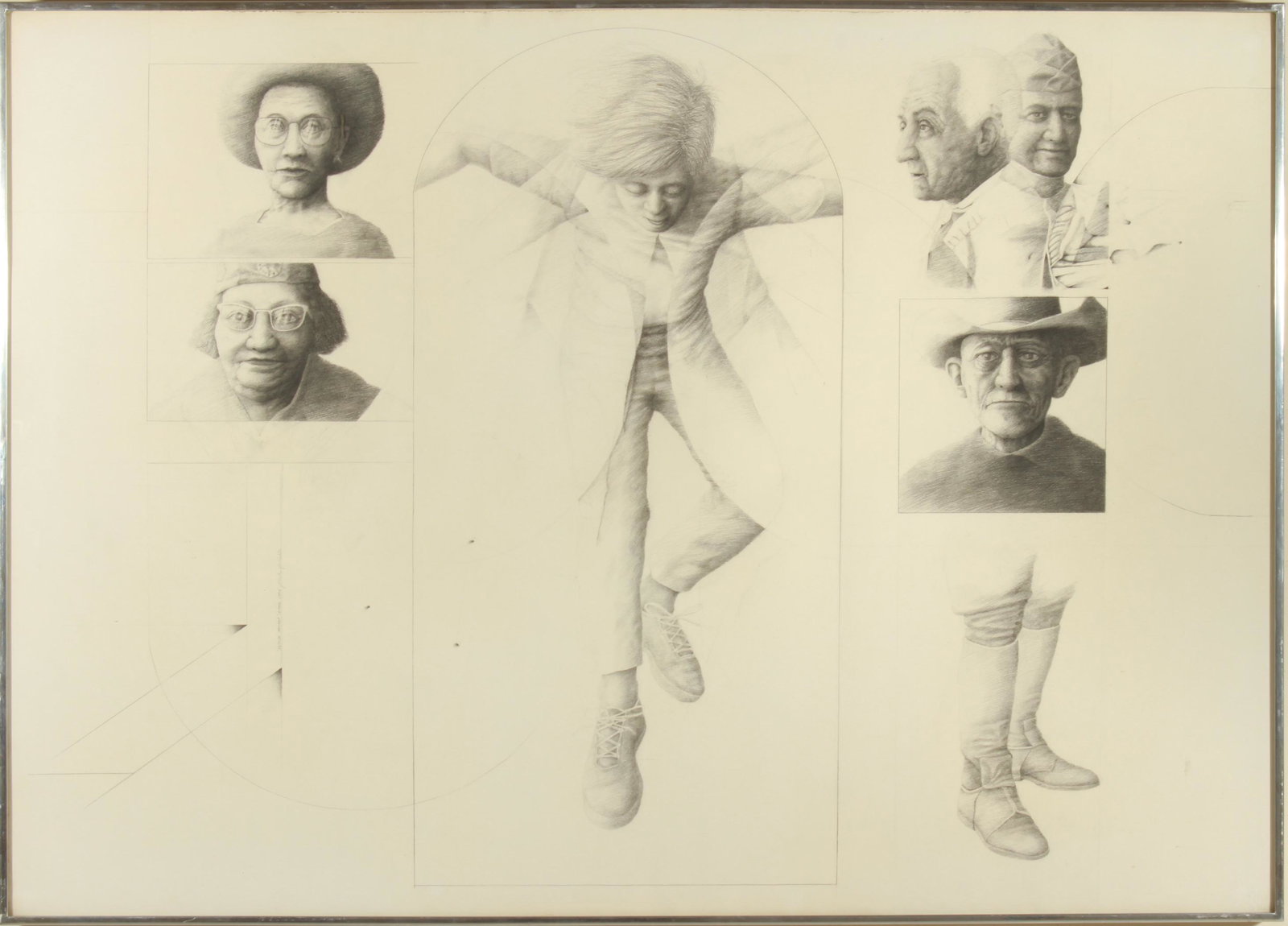 Joseph Piccillo "Inside Hedge" Pencil Drawing (1 of 7)