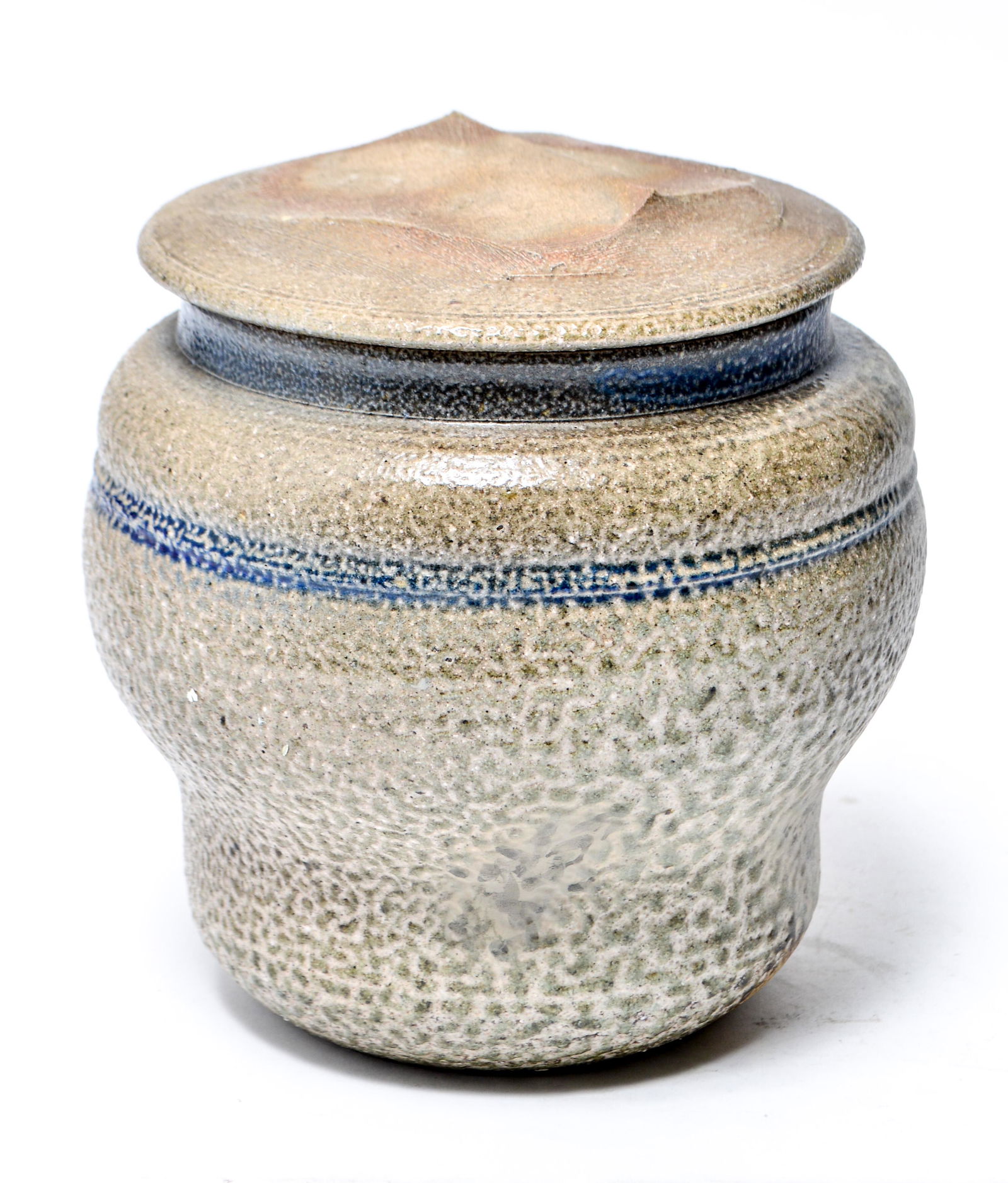 Karen Karnes Stoneware Art Pottery Covered Jar (1 of 6)