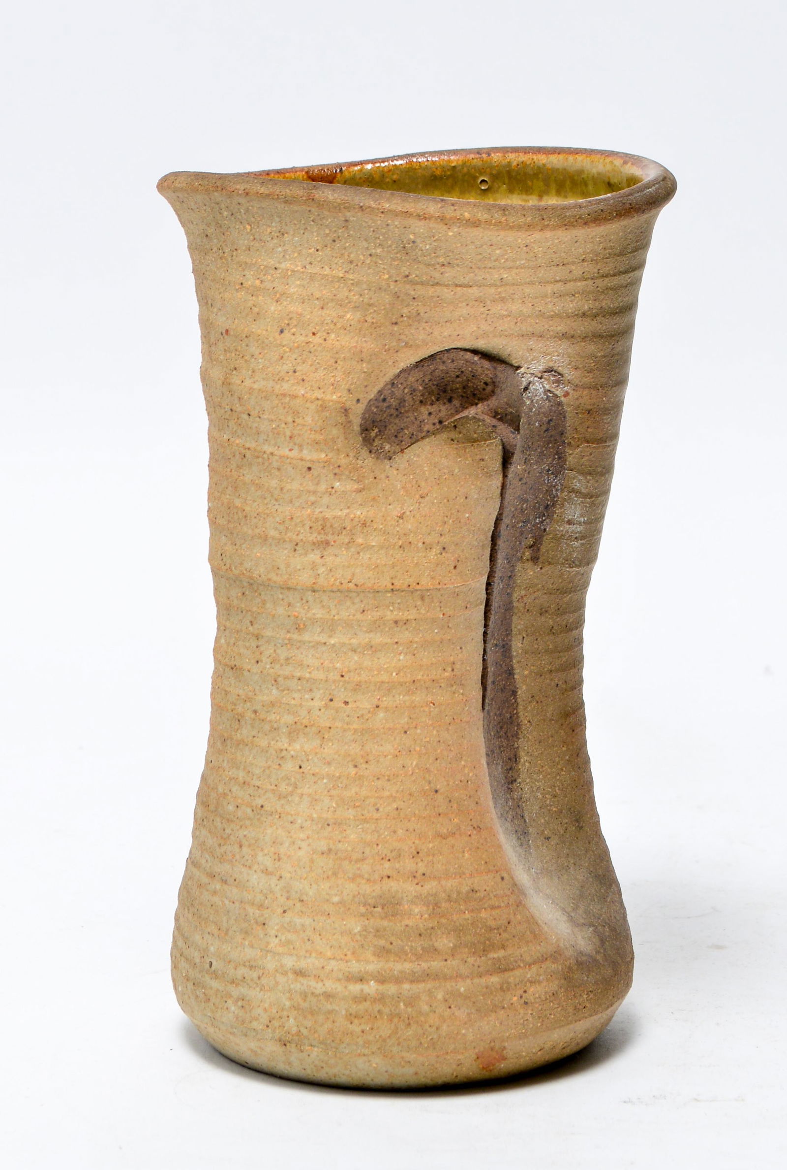 Karen Karnes Stoneware Art Pottery Pinched Vase (1 of 7)