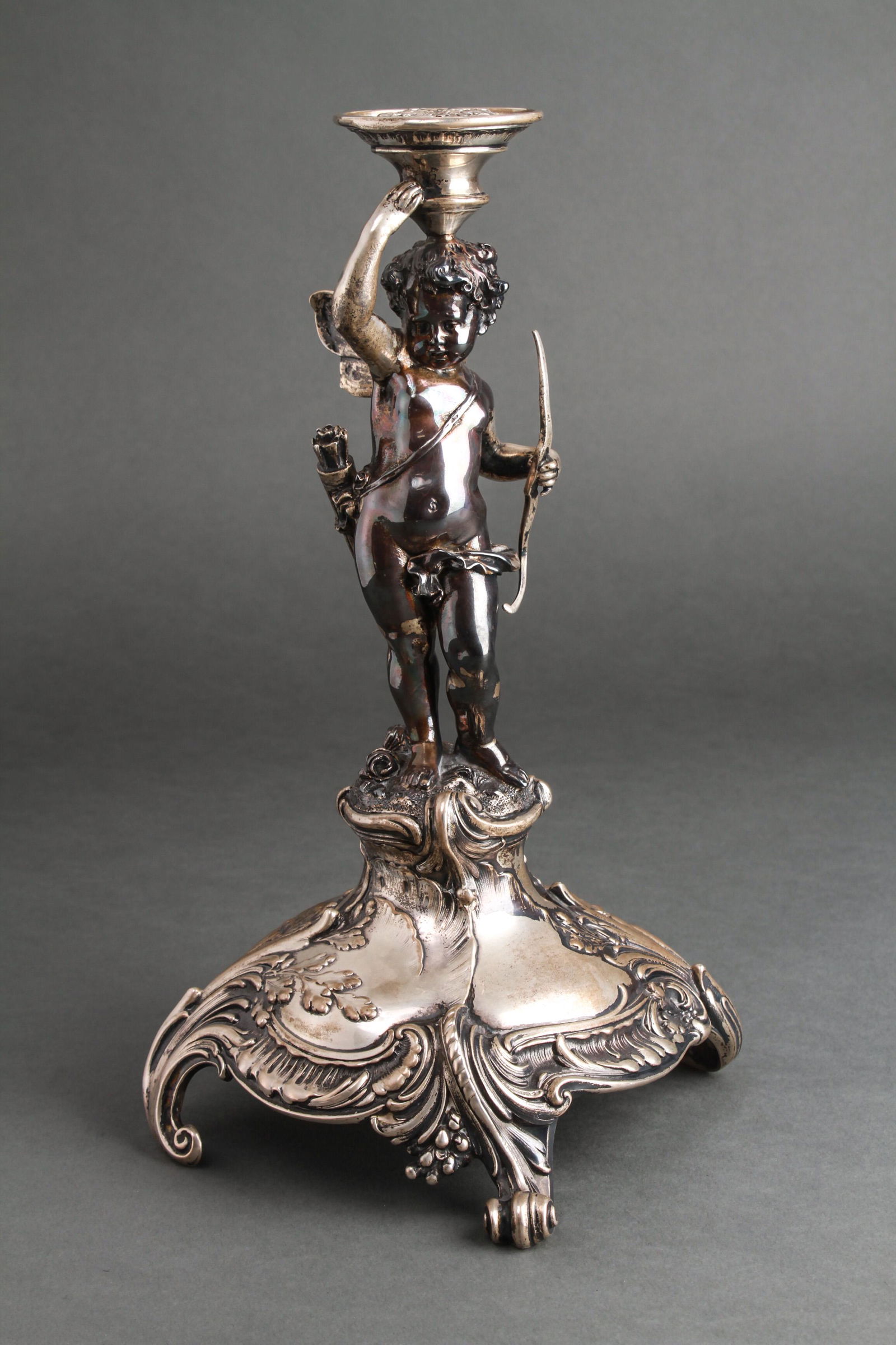 German Baroque Silver Cherub Compote Base (1 of 12)