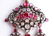 14K Gold & Silver Diamonds & Rubies Pendant 19th C - 17
