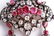 14K Gold & Silver Diamonds & Rubies Pendant 19th C - 4