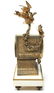 French Gilt Metal & White Marble Mantel Clock - 6