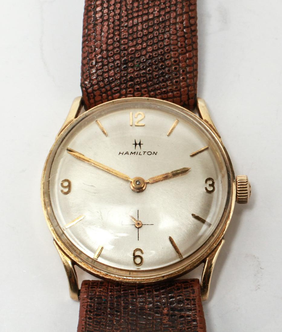 14K Yellow Gold Hamilton Watch (1 of 6)