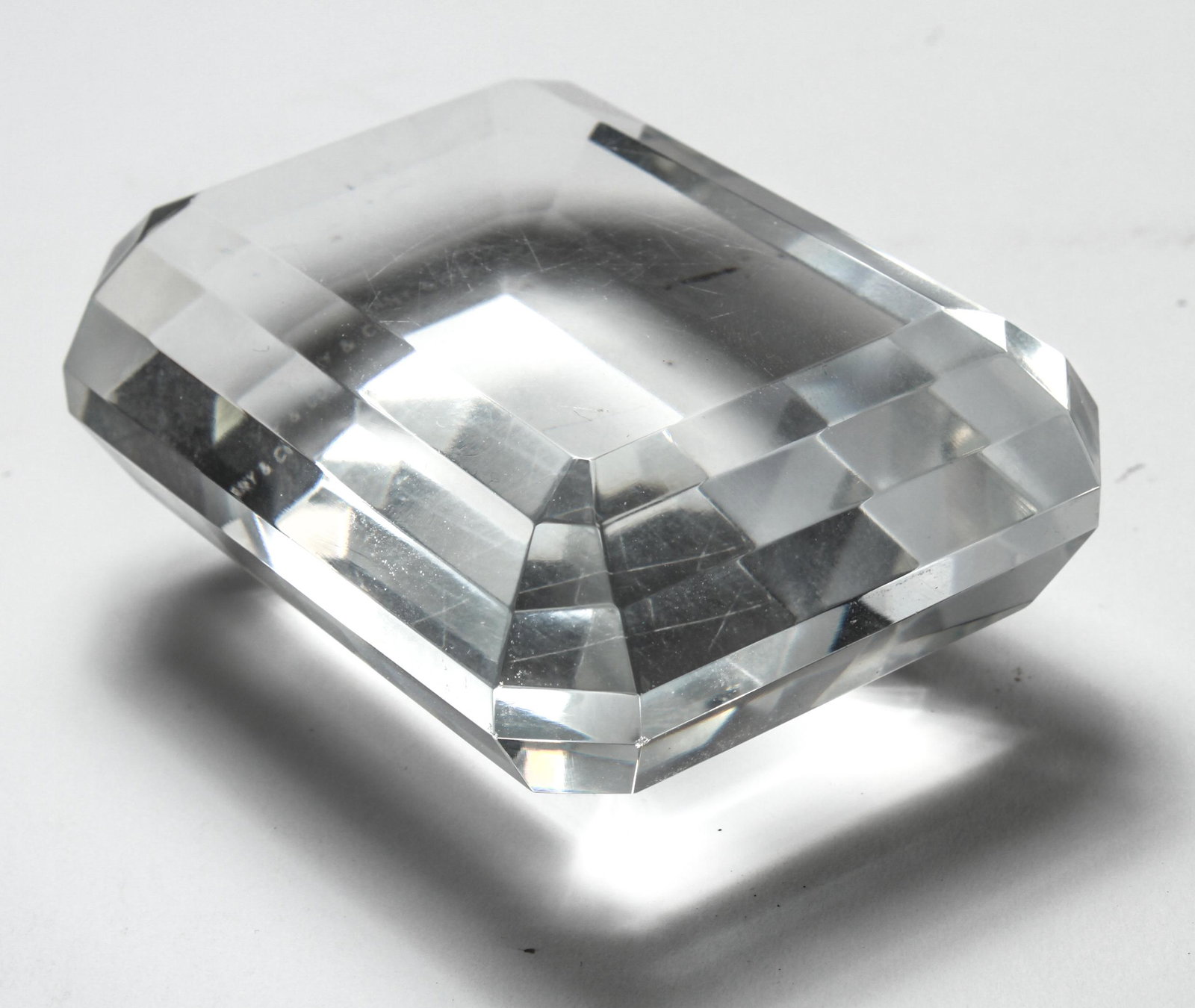 Tiffany & Co. Emerald Cut Crystal Paperweight (1 of 6)