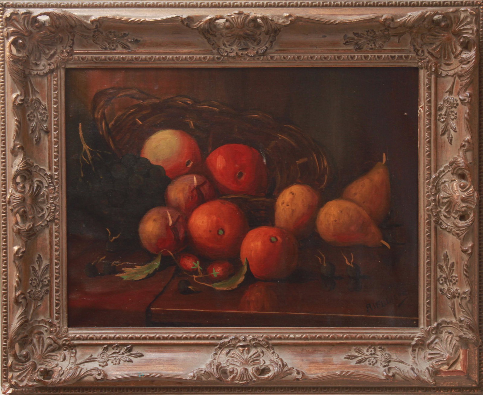 Rieuwers "Still Life with Apples & Oranges" Oil (1 of 5)
