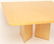 Modern Bird's Eye Maple 2-Pedestal Dining Table - 6