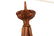 Art Nouveau Walnut Etagere w Shaped Mirror - 5